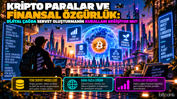 Kripto Paralar ve Finansal Özgürlük: Dijital Çağda Servet Oluşturmanın Kuralları Değişiyor mu?